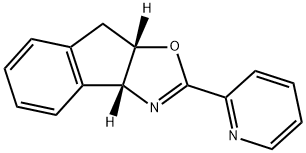 (3aR,8aS)-2-(pyridin-2-yl)-8,8a-dihydro-3aH-indeno[1,2-d]oxazole Struktur