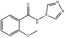 2-methoxy-N-(4H-1,2,4-triazol-4-yl)benzamide Struktur