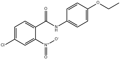 4-chloro-N-(4-ethoxyphenyl)-2-nitrobenzamide Struktur