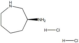 1H-Azepin-3-amine, hexahydro-, dihydrochloride, (3S)- Struktur