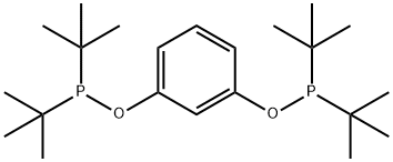 1,3-Bis[(di-tert-butylphosphino)oxy]benzene Struktur