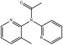 N-(3-Methylpyridin-2-yl)-N-(pyridin-2-yl)acetamide Struktur