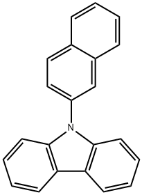 N-(2-naphthyl)carbazole 結(jié)構(gòu)式