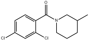 (2,4-dichlorophenyl)(3-methylpiperidin-1-yl)methanone Struktur