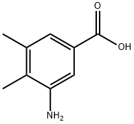 3-Amino-4,5-dimethyl-benzoic acid Struktur