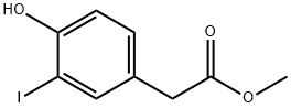 methyl 2-(4-hydroxy-3-iodophenyl)acetate Struktur