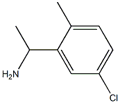 1-(5-CHLORO-2-METHYLPHENYL)ETHYLAMINE Struktur