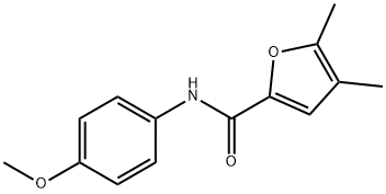 N-(4-methoxyphenyl)-4,5-dimethylfuran-2-carboxamide Struktur