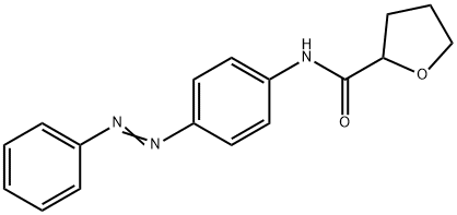 (E)-N-(4-(phenyldiazenyl)phenyl)tetrahydrofuran-2-carboxamide Struktur