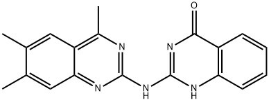 2-[(4,6,7-trimethylquinazolin-2-yl)amino]quinazolin-4-ol Struktur