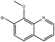 7-bromo-8-methoxyquinoline Struktur