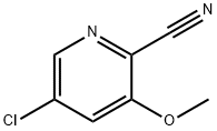 5-Chloro-3-methoxypicolinonitrile Struktur