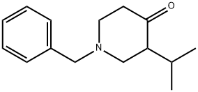 4-Piperidinone, 3-(1-methylethyl)-1-(phenylmethyl)- Struktur