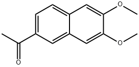 6,7-dimethoxy-2-acetylnaphthalene Struktur