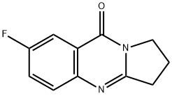 7-FLUORO-2,3-DIHYDROPYRROLO[2,1-B]QUINAZOLIN-9(1H)-ONE Struktur