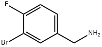 (3-bromo-4-fluorophenyl)methanamine Struktur