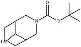 Tert-Butyl 9-Hydroxy-3-Azabicyclo[3.3.1]Nonane-3-Carboxylate Struktur