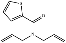 N,N-diallyl-2-thiophenecarboxamide Struktur