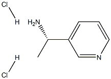 (S)-1-(pyridin-3-yl)ethanamine dihydrochloride Struktur