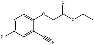 Ethyl 2-(4-Chloro-2-Cyanophenoxy)Acetate Struktur