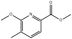 methyl 6-methoxy-5-methylpicolinate Struktur