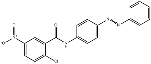 (E)-2-chloro-5-nitro-N-(4-(phenyldiazenyl)phenyl)benzamide Struktur