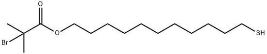 2-(2-Bromoisobutyryloxy)undecyl thiol Struktur