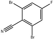 2,6-dibromo-4-fluorobenzonitrile Struktur