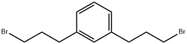 1,3-bis(3,bromopropyl)benzene Struktur