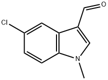 5-CHLORO-1-METHYL-1H-INDOLE-3-CARBOXALDEHYDE Struktur