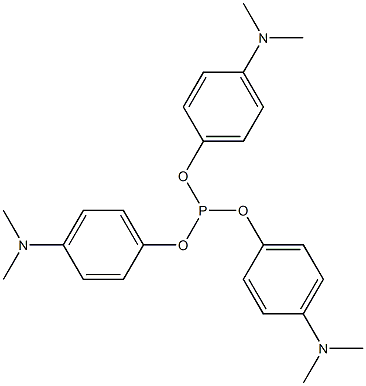 tris(4-(N,N-dimethylamino)phenyl) phosphite Struktur