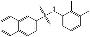 2-Naphthalenesulfonamide, N-(2,3-dimethylphenyl)- Struktur