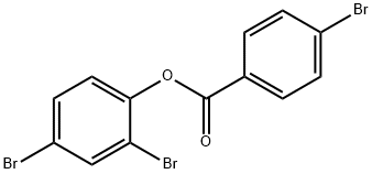 2,4-dibromophenyl 4-bromobenzoate Struktur