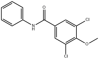 O-(3,5-dichloro-4-methoxybenzoyl)-N-phenylhydroxylamine Struktur