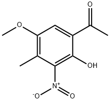 1-(2-Hydroxy-5-methoxy-4-methyl-3-nitrophenyl)ethanone Struktur