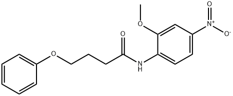 N-(2-methoxy-4-nitrophenyl)-4-phenoxybutanamide Structure