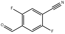 2,5-difluoro-4-formylbenzonitrile Struktur