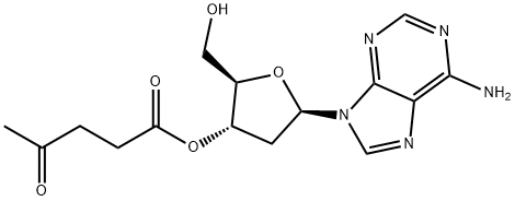 3'-O-Levulinyl-2'-deoxyadenosine Struktur