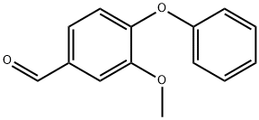 3-methoxy-4-phenoxybenzaldehyde Struktur