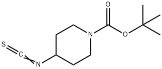 4-isothiocyanatopiperidine-1-carboxylic acid tert-butyl ester Struktur