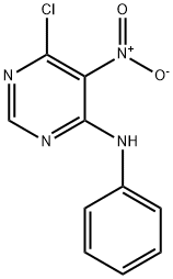 6-chloro-5-nitro-N-phenylpyrimidin-4-amine Struktur