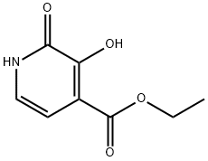 ethyl 1,2-dihydro-3-hydroxy-2-oxopyridine-4-carboxylate Struktur