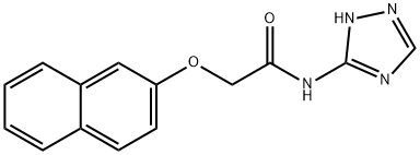 2-(naphthalen-2-yloxy)-N-(4H-1,2,4-triazol-3-yl)acetamide Struktur