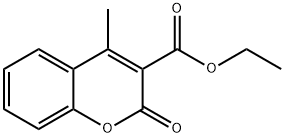 Ethyl 4-methyl-2-oxo-2H-chromene-3-carboxylate Struktur