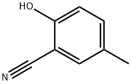 2-hydroxy-5-methylbenzonitrile Struktur