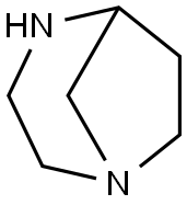 1,4-Diazabicyclo[3.2.1]octane Struktur