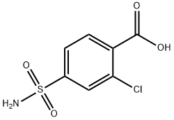 4-(aminosulfonyl)-2-chlorobenzoic acid Struktur