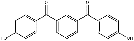 benzene-1,3-diylbis[(4-hydroxyphenyl)methanone] Struktur