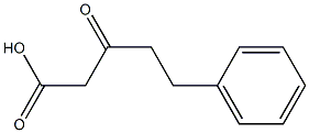 3-oxo-5-phenylpentanoic acid Struktur