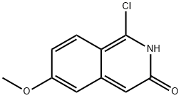 1-chloro-6-methoxy-3(2H)-isoquinolinone Struktur